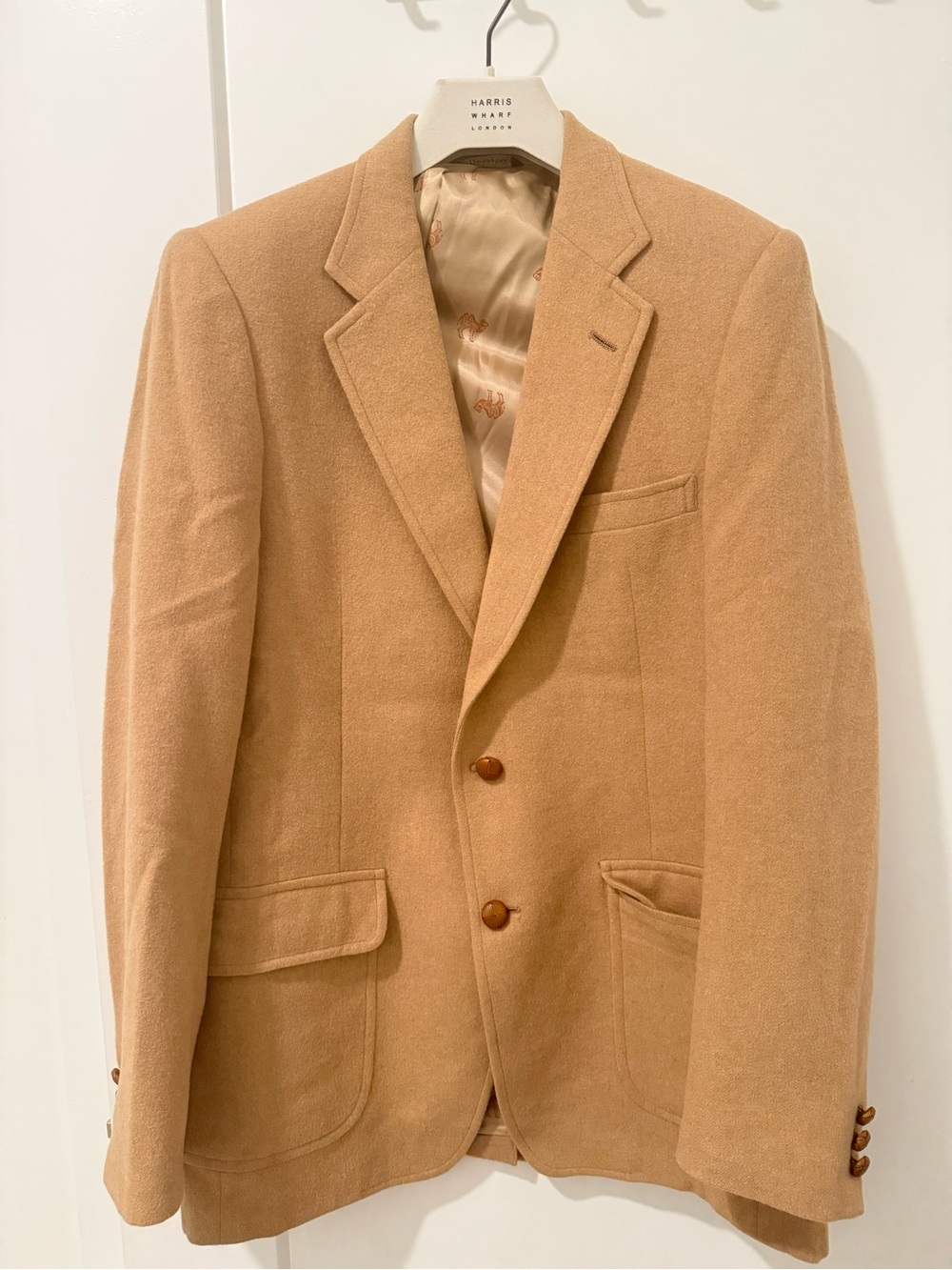 Vintage Jos. A. Bank Camel Tan Wool Sport Coat